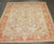 19th Century Antique Zabihi Collection Ivory Orange Turkish Oushak Room Size Carpet - 10'7" x 13'3" For Sale - Image 5 of 12