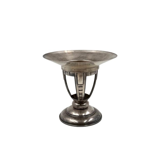 Art Deco Silver-Plated Vide Poche, France, 1940s For Sale - Image 7 of 9