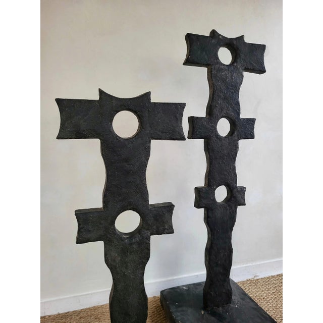 Large Abstract Concrete Sculpture, 1990s For Sale - Image 3 of 7