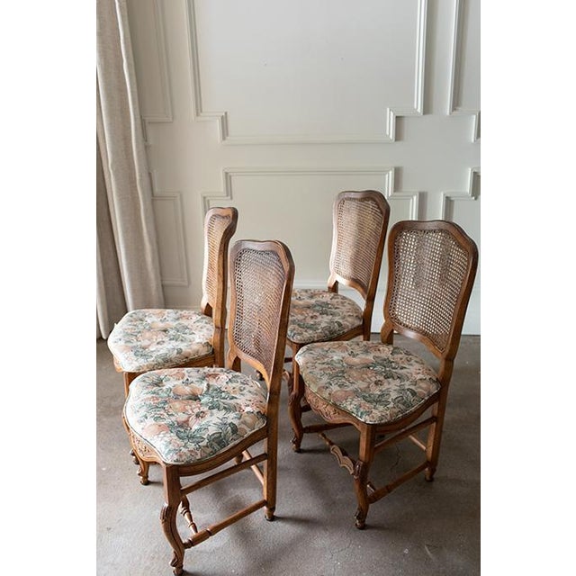 Vintage Henredon Cane Back French Provincial Chairs, Set of Four For Sale In Minneapolis - Image 6 of 13