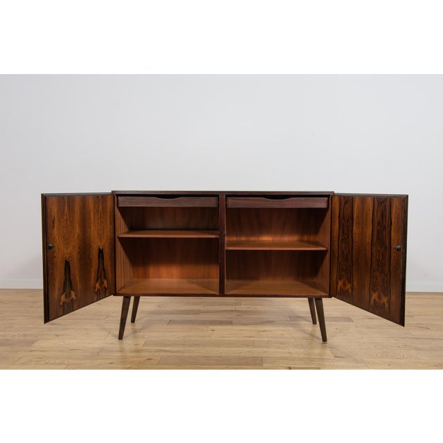 Brown Mid-Century Indian Rosewood Sideboard by Oman Jun, Denmark, 1960s For Sale - Image 8 of 16