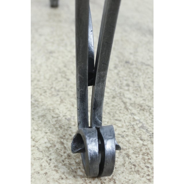 Black Maitland Smith Iron & Brass Planter For Sale - Image 8 of 9