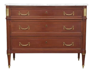 Mid Century Chic Louis XVI Style Neoclassical Commode