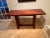 Art Deco Mid 20th Century Mid Century Art Deco Mahogany Console and Convertible Dining Table For Sale - Image 3 of 8