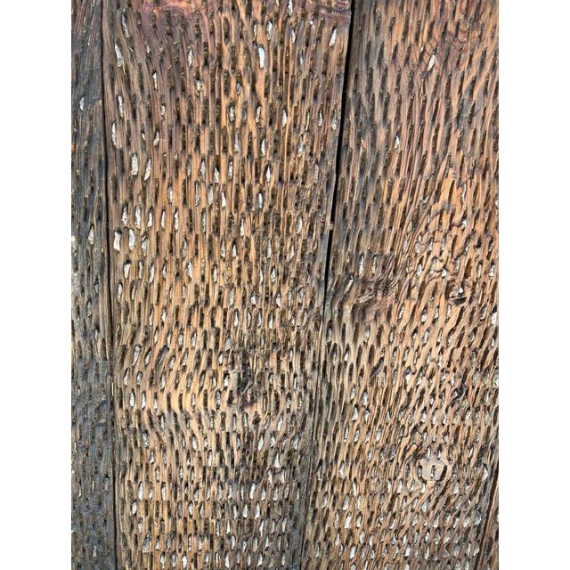 Brown Antique Primitive 19th Century Turkish Wheat Thresher For Sale - Image 8 of 9