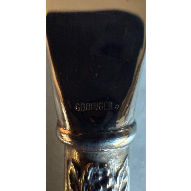 Vintage Godinger Silver Plated Butter Knives - Set of 5 For Sale - Image 10 of 10