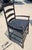 1940s Black Painted Gaming Table & Chairs- 3pcs. For Sale - Image 9 of 10