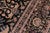 1990s Art Nouveau 1990's Pak-Persian Black/Black Wool Rug - 9'1'' X 12'2'' For Sale - Image 5 of 9