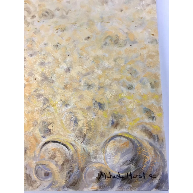 American Large 1990’s Original Expressionist Landscape Oil Painting For Sale - Image 3 of 13