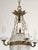 Antique 5 Light Baccarat Style Empire Brass Crystal Chandelier ~ Pair Available For Sale In South Bend - Image 6 of 11
