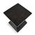 Modern Black Outdoor Side Table For Sale - Image 4 of 4