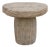 Vintage Elm Mill Wheel Table on an Axle Stump Base For Sale