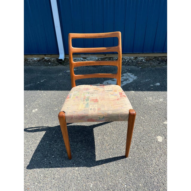 Mid 20th Century Danish Ladder Back Chairs - 10 Pieces For Sale In Philadelphia - Image 6 of 7