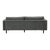 2020s Cave Ash Gray Velvet Sofa For Sale - Image 5 of 7