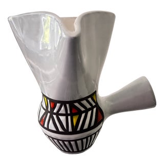 Vintage Ceramic Chocolate Pot from Roger Capron, 1960 For Sale