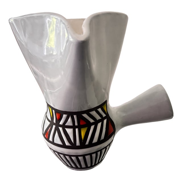 Vintage Ceramic Chocolate Pot from Roger Capron, 1960 For Sale