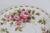 English Mid 20th Century Royal Albert Flower of the Month Series Pink June Roses Bone China Saucer For Sale - Image 3 of 7