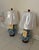 Mid-Century Modern Ralph Lauren Chinoiserie Double Gourd Porcelain Lamps. A Pair For Sale - Image 3 of 9