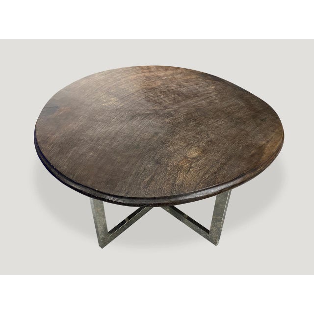 Andrianna Shamaris Ulin Wood Cocktail Table For Sale - Image 16 of 18