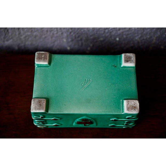 Ceramic Jewelry Box from Ceramique Dart De Bordeaux For Sale - Image 6 of 7