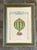 Vintage Framed Hot Air Balloon Print For Sale In West Palm - Image 6 of 12