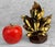 Traditional Vintage Traditional Gold Gilded Metal Maple Leaf Library Bookends - A Pair For Sale - Image 3 of 7