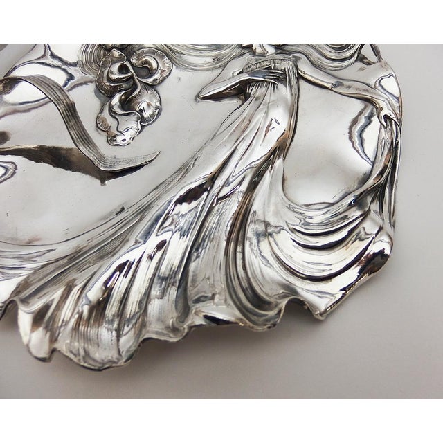 Art Nouveau Card Dish from WMF, 1890s For Sale - Image 9 of 15