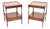 Georgian Satinwood Side Tables, 1950s, Set of 2 For Sale