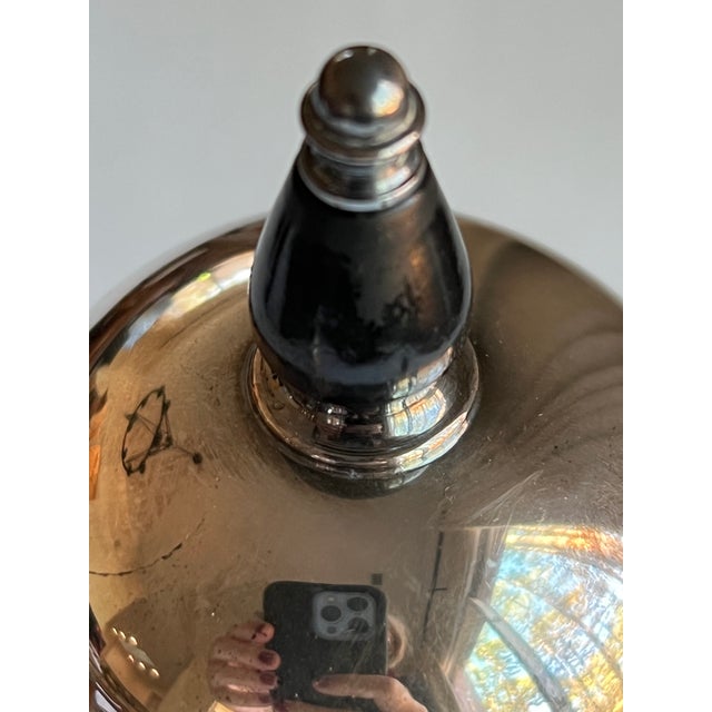 Silver-Plate Hot Chocolate Pot For Sale In Raleigh - Image 6 of 7