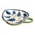 MCM Italian Sèvres Hand Made Porcelain Leaf With Gold Rim Catchall For Sale