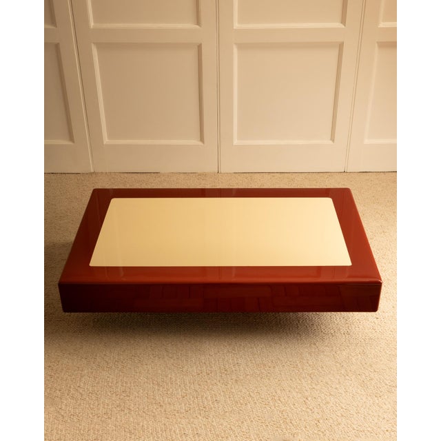 Lacquered Coffee Table, 1970s For Sale - Image 6 of 9