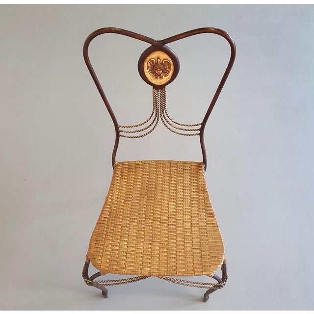 Medaillon Garden Set in Wrought Iron, Italy, 1970, Set of 5 For Sale - Image 15 of 18