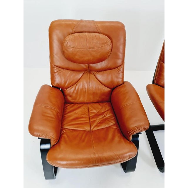 Mid-Century Modern Lounge Chairs by Ake Fribyter, 1970s, Set of 2 For Sale - Image 13 of 18