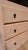 Vintage Hekman Blond 3-Drawer Bedside Chest With Bookmatched Figured Veneer For Sale - Image 14 of 18