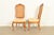 Thomasville French Provincial Louis XV Carved Walnut and Cane Back Dining Chairs, Set of Eight For Sale In South Bend - Image 6 of 14