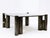 Mid-Century Modern Square Black Marble Coffee Table, 1970s For Sale - Image 3 of 14