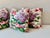Silk Brocade Floral Throw Pillow Set – 4 Piece For Sale - Image 4 of 6