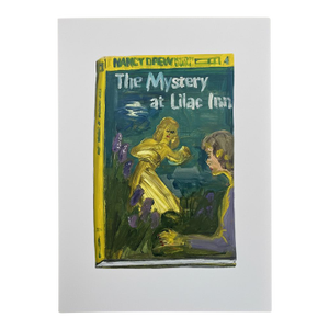 Original Nancy Drew Inspired Painting on Paper