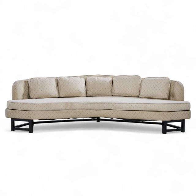 Edward Wormley for Dunbar 6392A Mid Century Janus Sofa This sofa measures: 103.5 wide x 36 deep x 31.5 inches high, with a...