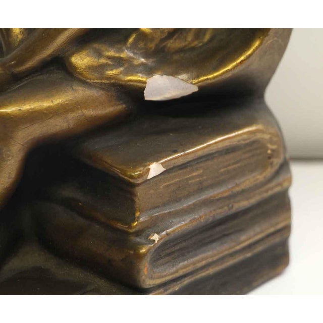 Vintage Plaster Angel Bookends a Pair Chairish