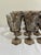 Mid-Century Modern Vintage Fostoria Smoke Glass Goblets, Octagonal Paneled Design - Set of 12 For Sale - Image 3 of 9