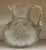 Antique late 19th century American Brilliant Glass cut crystal water pitcher for the dining table or bar. Profusely cut...