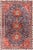 Persian Shiraz antique rug in red and blue with Medallion geometric design, Keivan Woven Ars / rug ema-7567, country of...