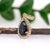 1.22cts Ceylon Sapphire Pendant W Ethical Diamonds in 14k Solid Gold | Pe 8x6mm For Sale - Image 4 of 6