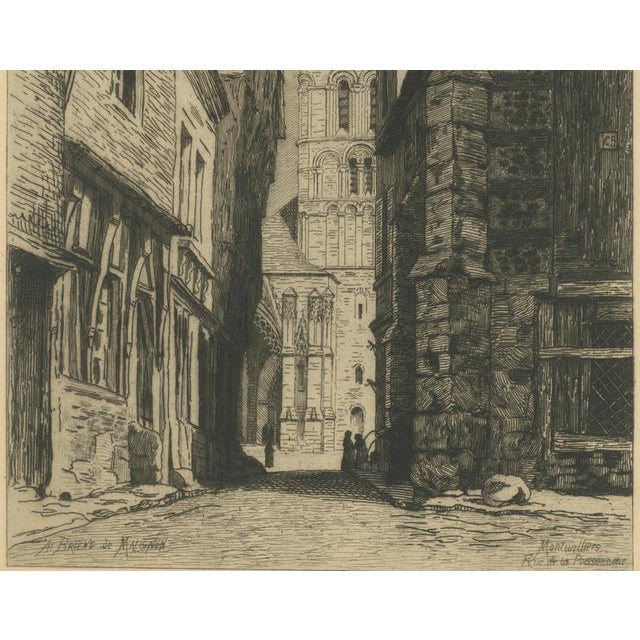 19th Century A. Briend De Maignon, Rue De La Poissonnerie, Montivilliers, 1875, Paper For Sale - Image 5 of 9