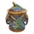 Antique Onnaing Majolica Tobacco Jar- Elephant Motif For Sale