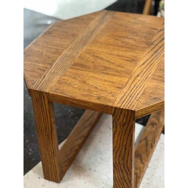 1970s Vintage Mid Century Modern Style Wood Table. For Sale - Image 9 of 9