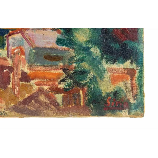 Oil on canvas realized by sirio pellegrini in 1970. Hand signed lower right. Very good condition. Sirio pellegrini, born...