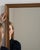 A mirror whose medium honey oak frame, rectangular gives it real character at first glance. The piece dates to 1900s,...