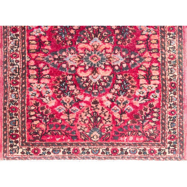 Early 20th Century Persian Sarouk Rug For Sale In Chicago - Image 6 of 15